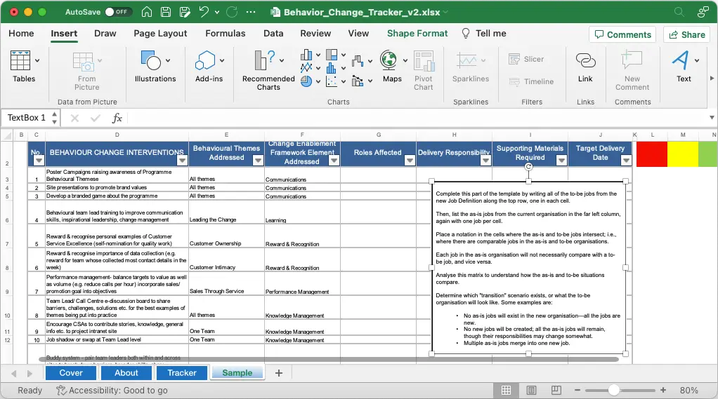 Behavior Change Tracker