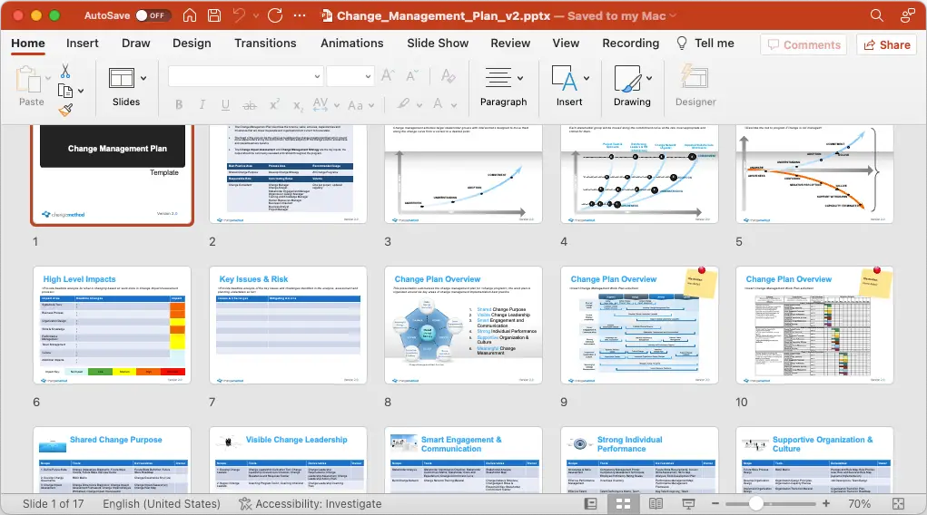 Change Management Plan