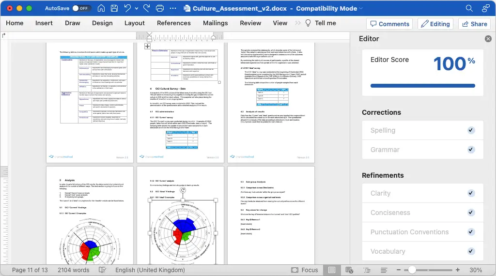Culture Assessment