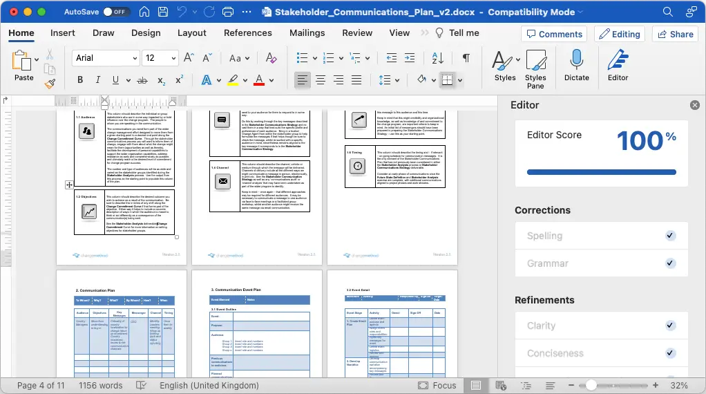Stakeholder Communication Plan